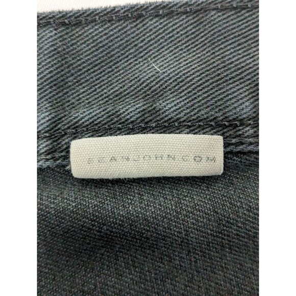 Sean John Mens Black Denim Jeans 48x28 Baggy Hip Hop Y2K Wide Straight Leg - Picture 15 of 16